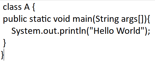 Print "Hello, World!" in Java