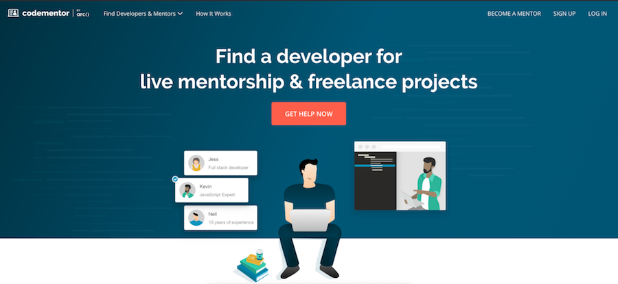 Code Mentor website